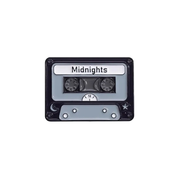 Accessories - 3/$18 Taylor Swift Midnights Album Cassette Tape Enamel Pin Brooch NEW